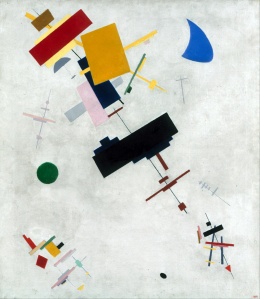 Suprematism by Kazimir Malevich.