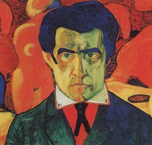 Self Portrait, 1908-10 by Kazimir Malevich.